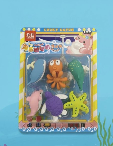 ممحاة ع شكل حيوانات بحرية